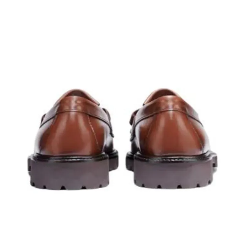G.H. Bass & Co. Layton Lug Loafers Men's Brown-4