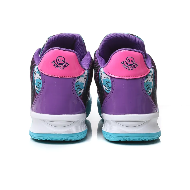 BURCOME Anti Slip Wear Resistant Breathable Moisture Wicking Mid Top Basketball Shoes Unisex-4