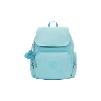 Kipling Recycled Polyamide Backpack Small Size Unisex Deep Sea Green