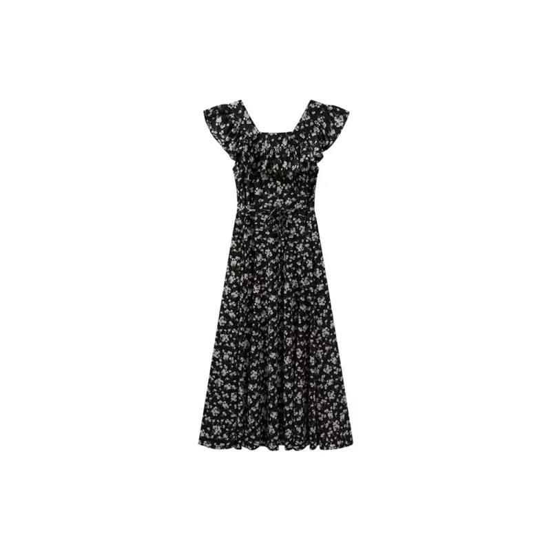 JOSR Sleeveless Dress Women's Black-1