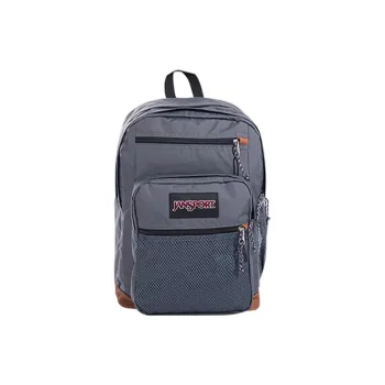 JanSport Polyester Backpack Large Size Unisex Dark Gray