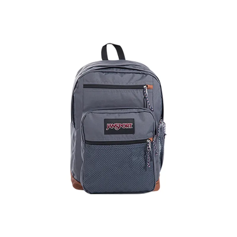 JanSport Polyester Backpack Large Size Unisex Dark Gray-0