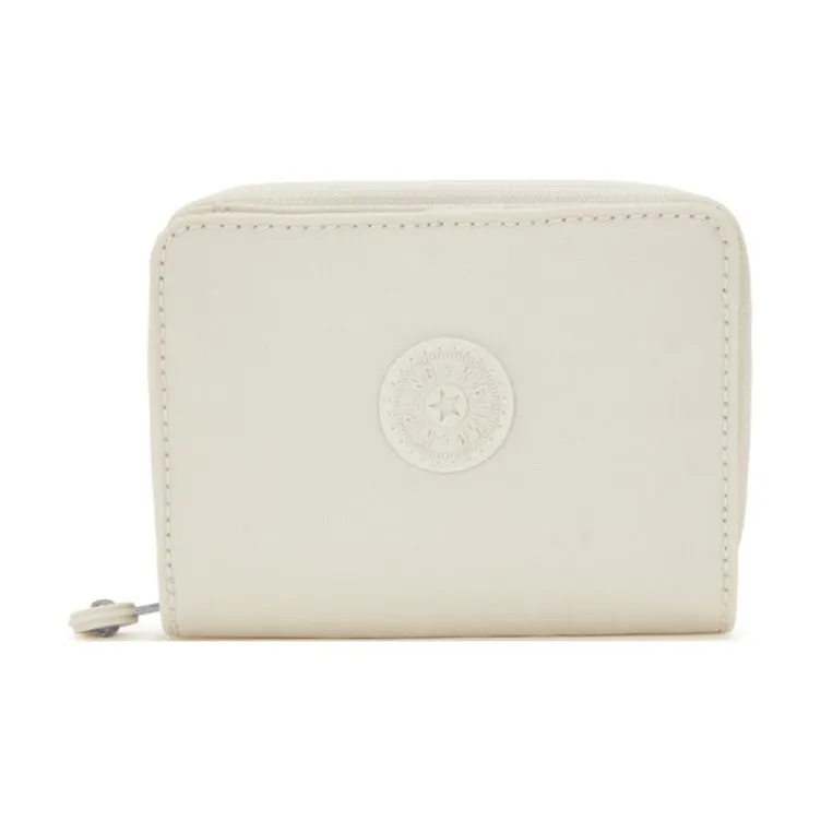 Kipling Polyamide Wallet Medium Size Women's Beige Pearl-0