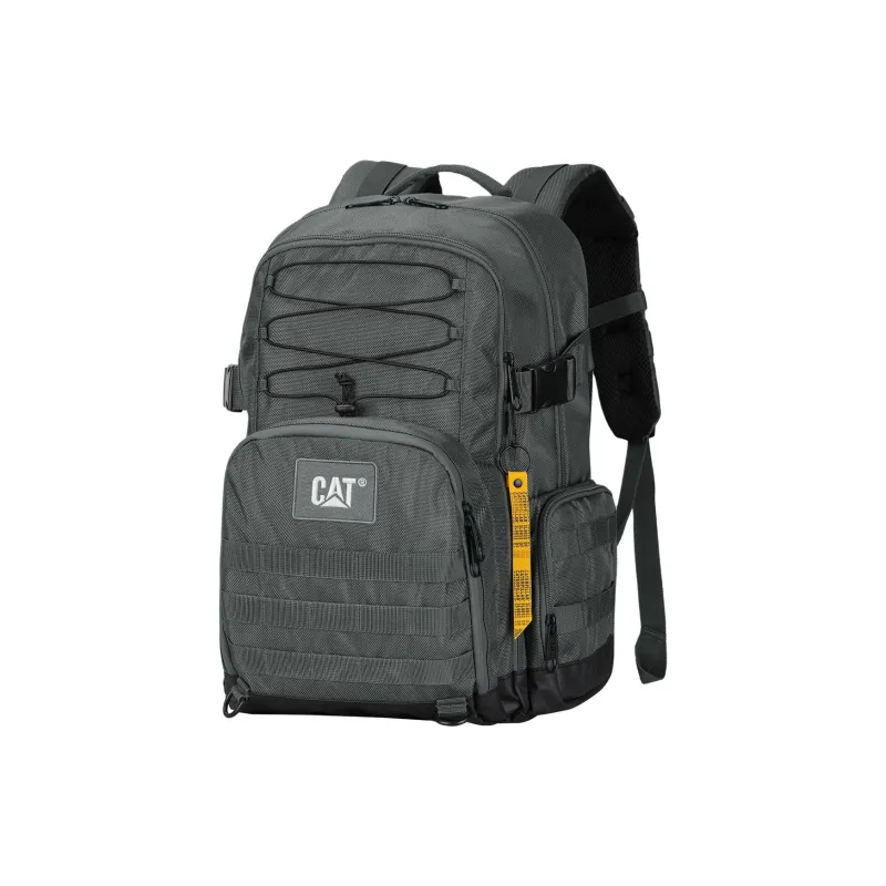 CAT Polyester Backpack Tubas Unisex Dark Gray/Black-1
