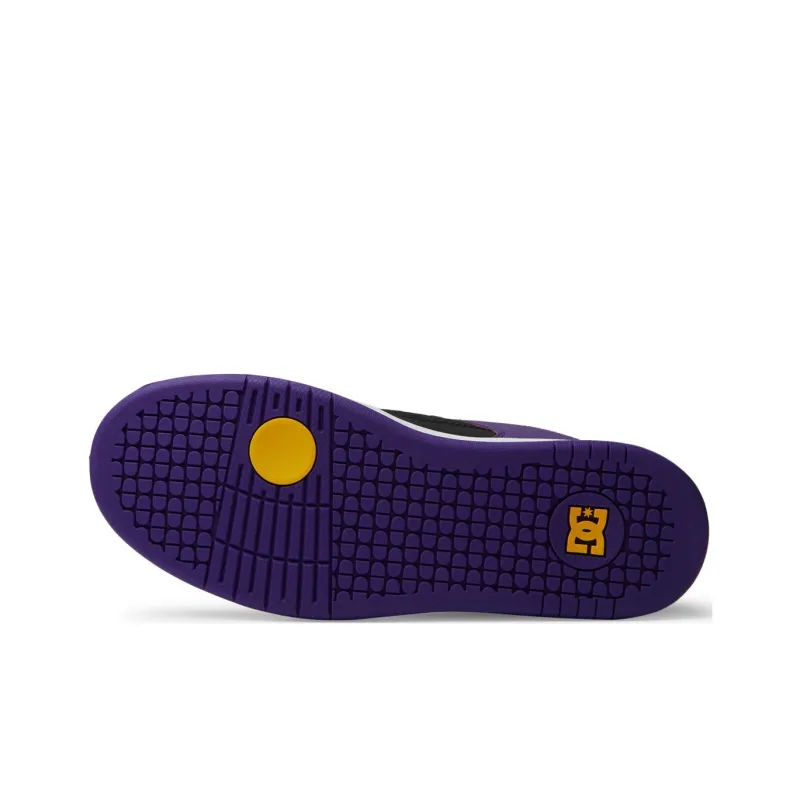 DC Shoes MANTECA Low Top Skateboard Shoes Men's Purple Black-5
