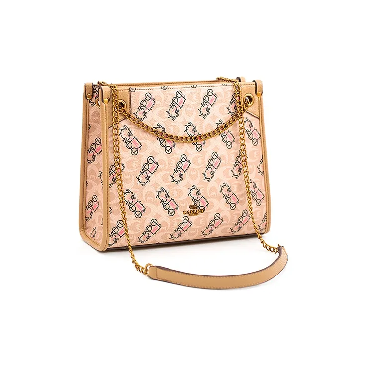 Vigno Synthetic Leather Shoulder Bag Crossbody Bag Women's Blue/Pink-10