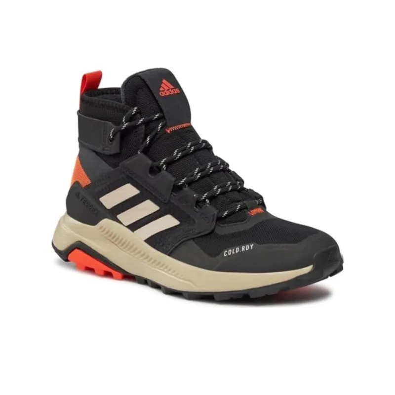 Adidas Terrex Trailmaker Cushioning Wear Resistant Mid Top Outdoor Shoes Women's Black Orange-2