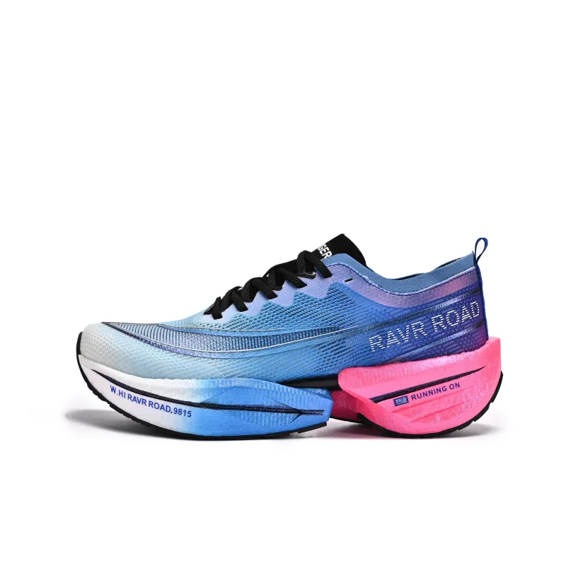HERR TIGER Cushioning Rebound Lightweight Breathable Running Shoes Unisex Electric Glow Blue-0