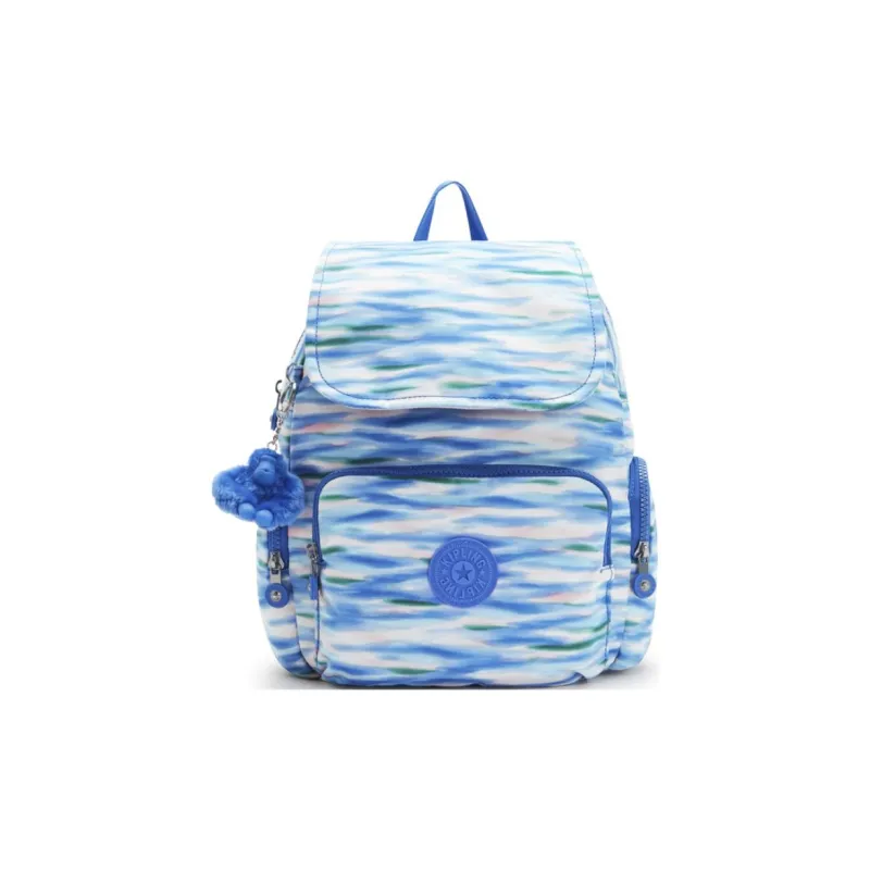 Kipling Recycled Polyester Backpack Small Size Unisex Light Blue-0
