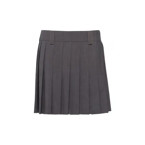 MIU MIU SS23 CNY Casual Short Skirts Women's Slate Gray