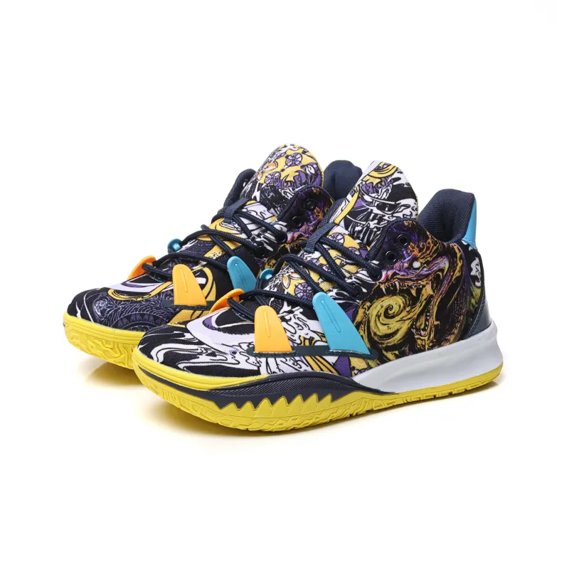 BURCOME Anti Slip Wear Resistant Breathable Moisture Wicking Mid Top Basketball Shoes Unisex-8