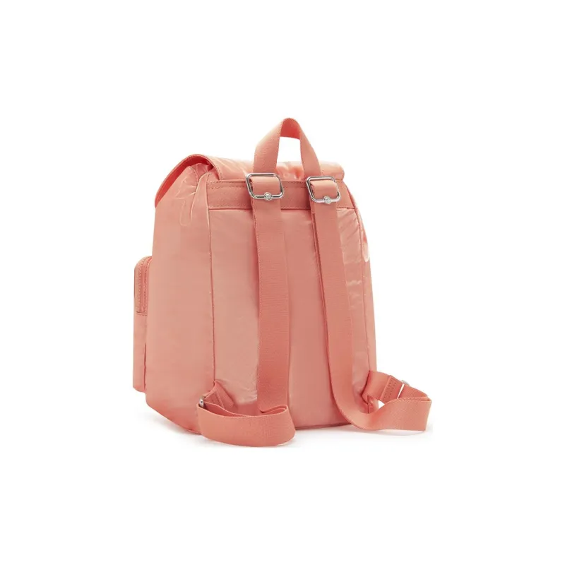 Kipling Polyamide With Polyurethane Backpack Small Size Women's Enchanting Peach-6