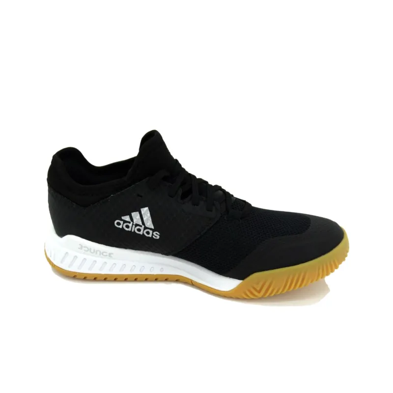 Adidas Court Team Bounce Non-slip Lightweight Low-Top Training Running Shoes Women's Black White Silver-1