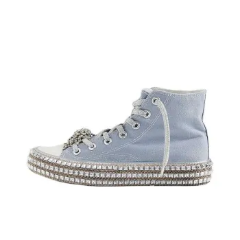 FREE PEOPLE Cruise High-Top Skateboard Shoes Women's Blue