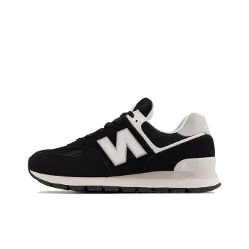 New Balance NB 574 Anti-Slip And Wear-Resistant Support Low-Top Casual Running Shoes Unisex Black White