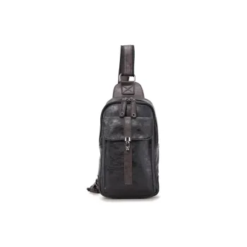 TTaG．baG PU Leather One Shoulder Handheld Crossbody Sling Bag Men's