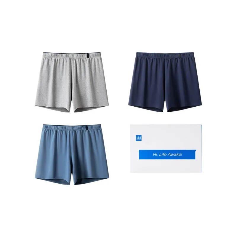 HLA Boxer Shorts Men's 3 Pack Gift Box Set-0