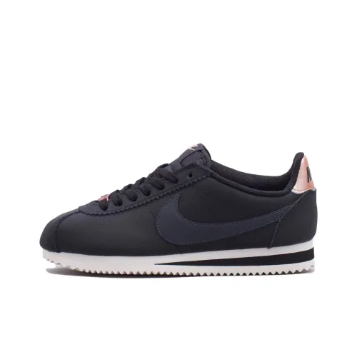 Nike Cortez Running Shoes Women's Low-Top Black Copper