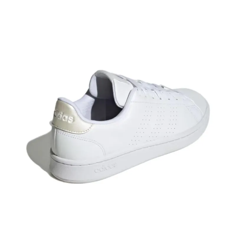 Adidas Advantage Anti-Slip Wear-Resistant Low-Top Skateboard Shoes Women's Copper-Nickel Alloy-3