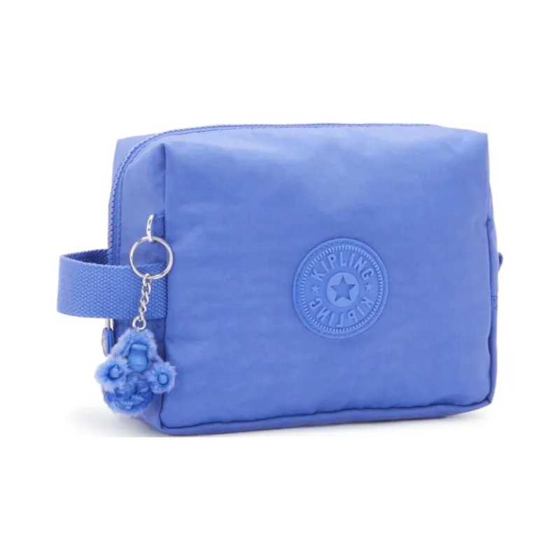 Kipling Recycled Polyamide Toiletry Bag Large Size Women's Havana Blue-1