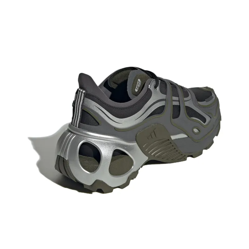 Adidas Anti Slip Wear Resistant Low Top Casual Running Shoes Unisex Black Gray Color-4
