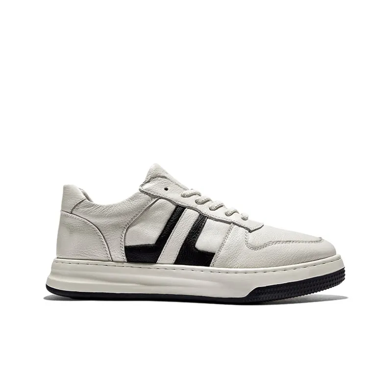 Hautton Jeans Abrasion Resistant Low Top Skateboard Shoes Men's-1