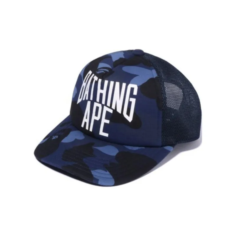 A BATHING APE Cotton Baseball Caps Men's Multicolor-1