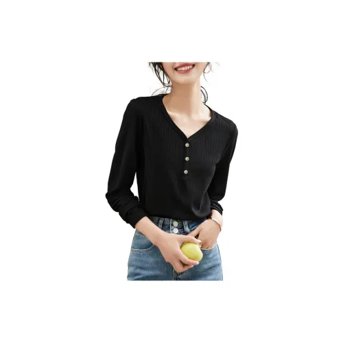 Mo Han Yi Mei T-Shirts Women's Black