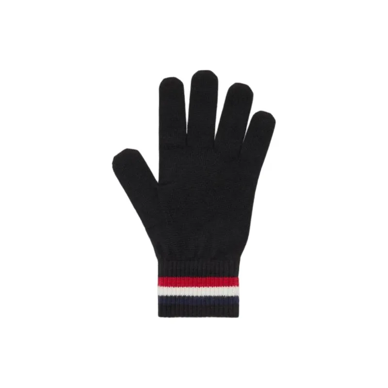 Moncler Logo Patch Stripe Detailed Gloves-1