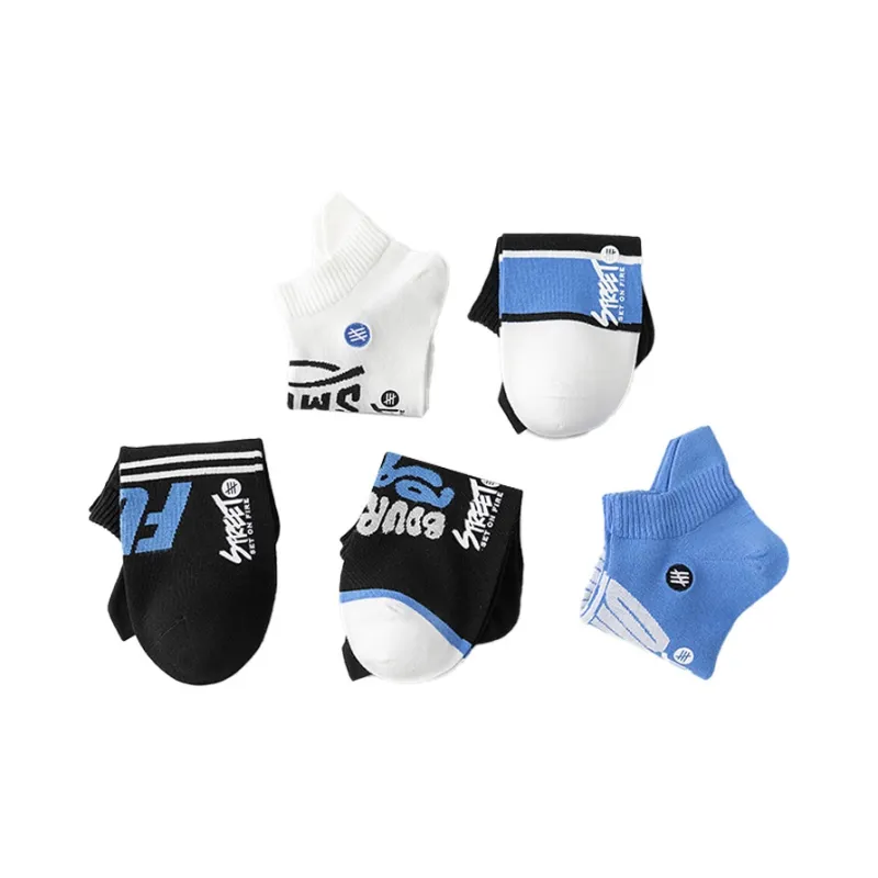 HANADASOX No Show Socks Men's 5 Pack Mixed Color-2