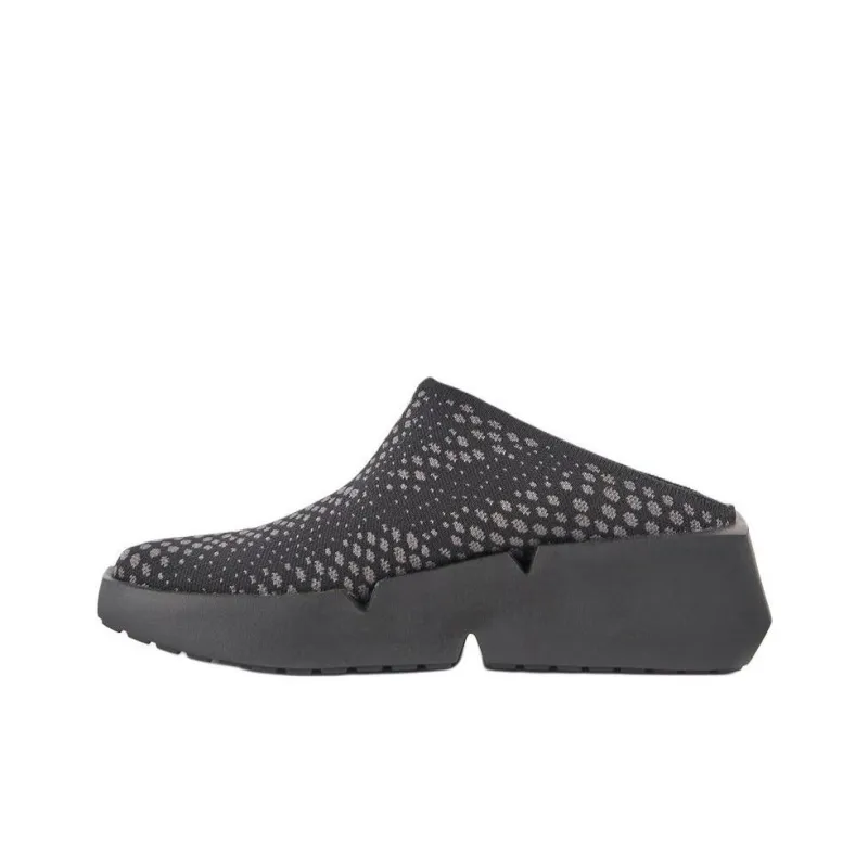 UNITED NUDE Closed Toe Slippers 6.5cm Women's Black-0