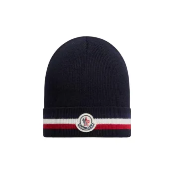 Moncler Wool Beanies Men's Blue