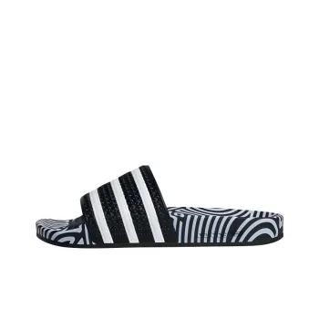Adilette Hirocoledge X Adidas Originals Slides 'Takahashi Hiroko   Black White'