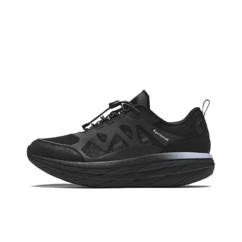 Sprandi Rolling Dome Lite Running Shoes Women's Low-Top Black