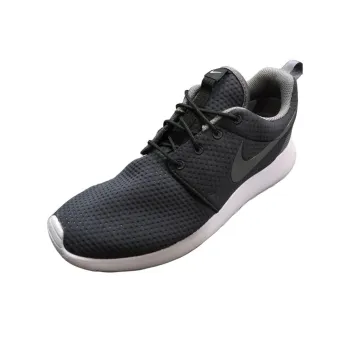 Nike Roshe Run Cushioned Slip-Resistant Low-Top Casual Running Shoes Men's Black