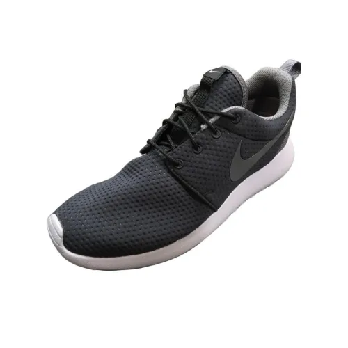 Nike Roshe Run Running Shoes Men Low-Top Black