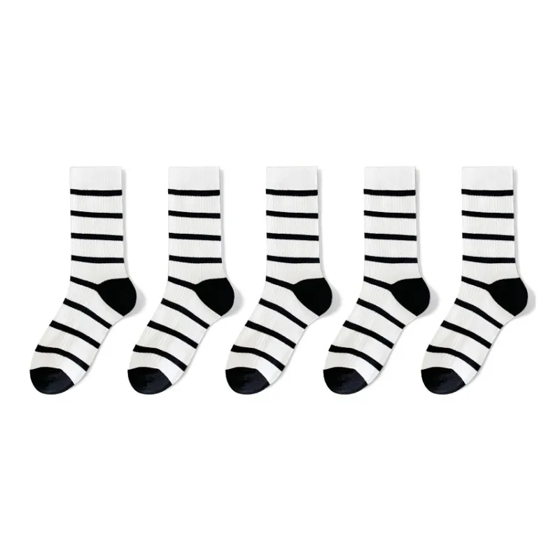 MIIOW Mid-Calf Socks Women's 5 Pack-0