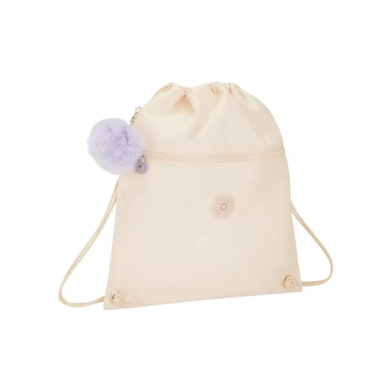 Kipling Polyester Backpack Medium Size Women's Tender Flower-1