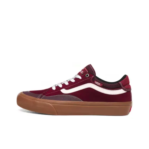 Vans TNT ADV Prototype Skateboard Shoes Unisex Low-Top Red