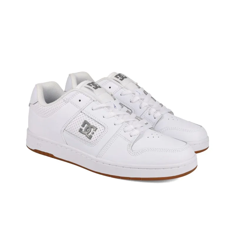 DC Shoes Low Top Skateboard Shoes Men's White-2