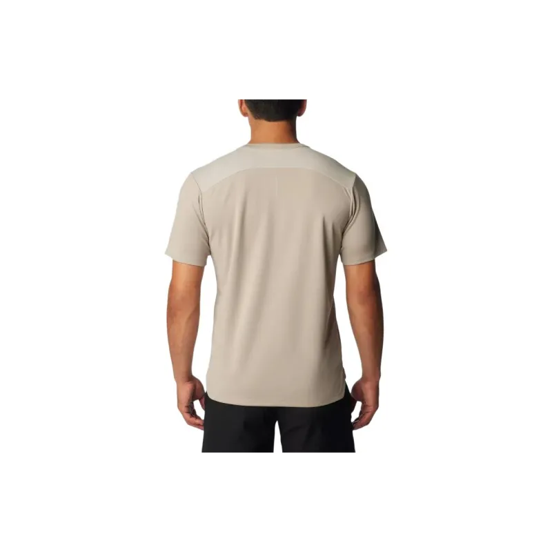 Columbia Black Mesa Men's Black Mesa™ Short Sleeve Crew Shirt Shirt Men's Khaki-1