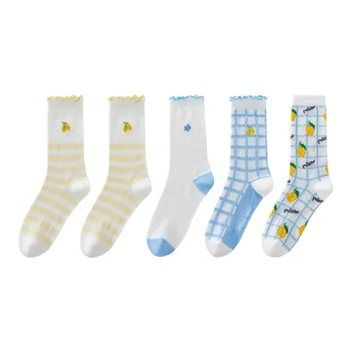 MIIOW Knee High Socks Women's 5 Pack