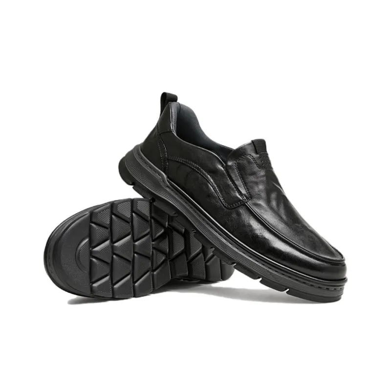 Tata Abrasion Resistant Low Top Casual Shoes Men's Black-3