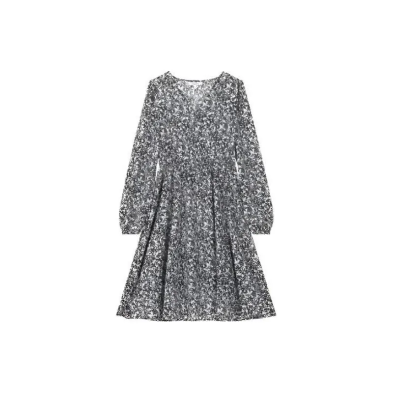 Lagogo Long-Sleeved Dresses Women's Mixed Color-1