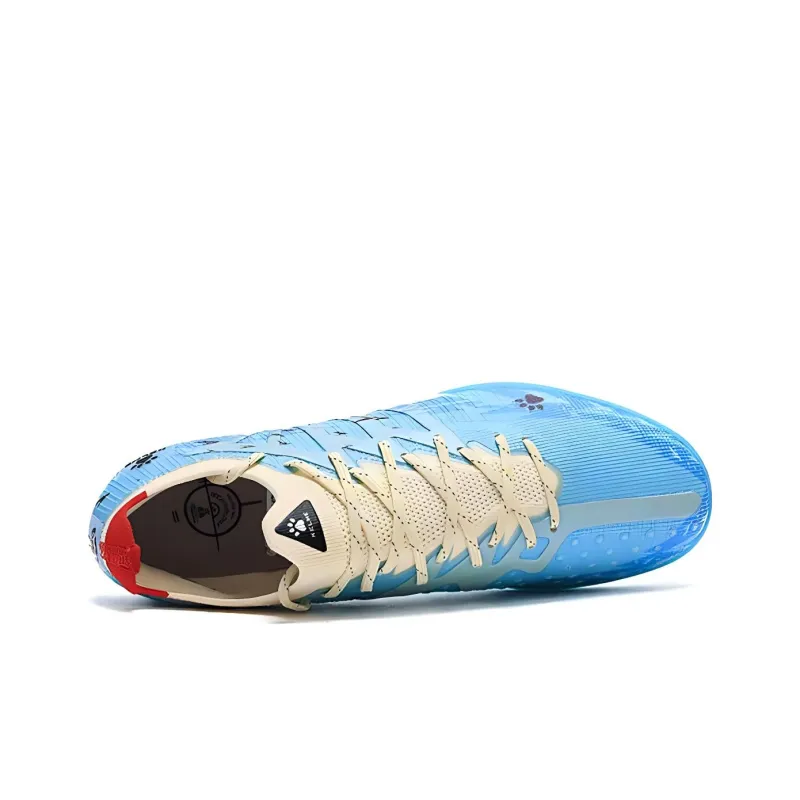 KELME Speed Electric 3.0 TF Rubber Broken Studs Anti Slip Wear Resistant Soccer Shoes Men's Light Blue-3