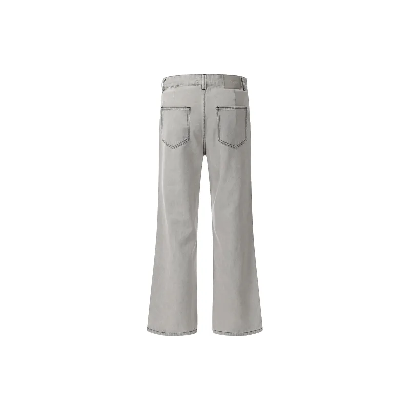 GBXM Jeans Unisex White Gray-1