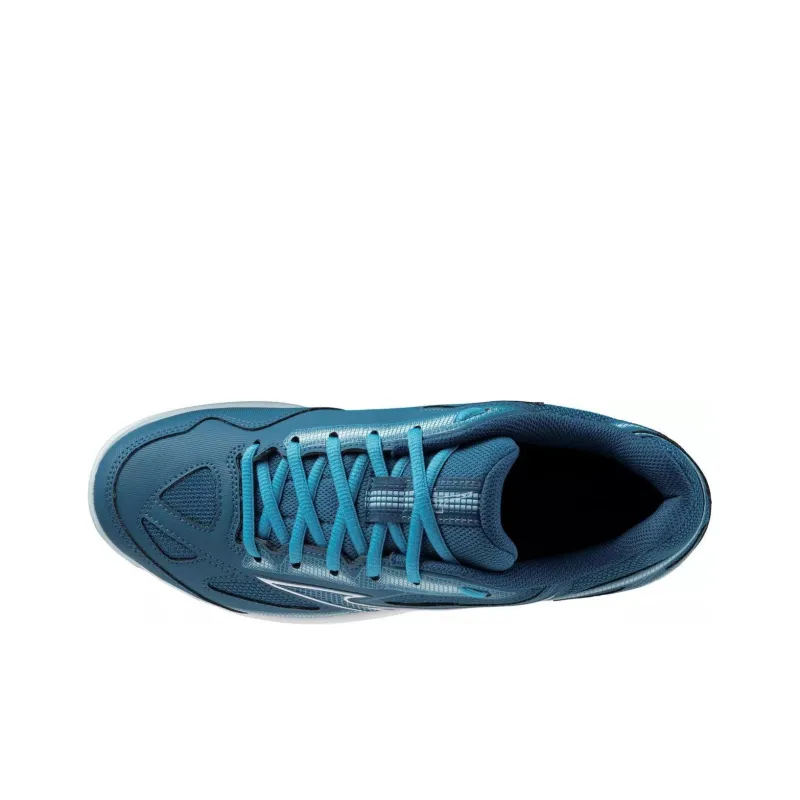 Mizuno Cushioning Anti Slip And Wear Resistant Low Top Tennis Shoes Men's Blue White-2