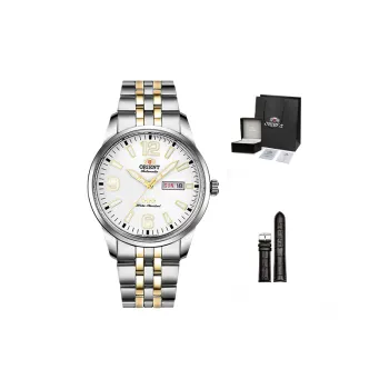 ORIENT Classic Collection Mechanical Movement Metal Strap Watch Men's Watches White Dial