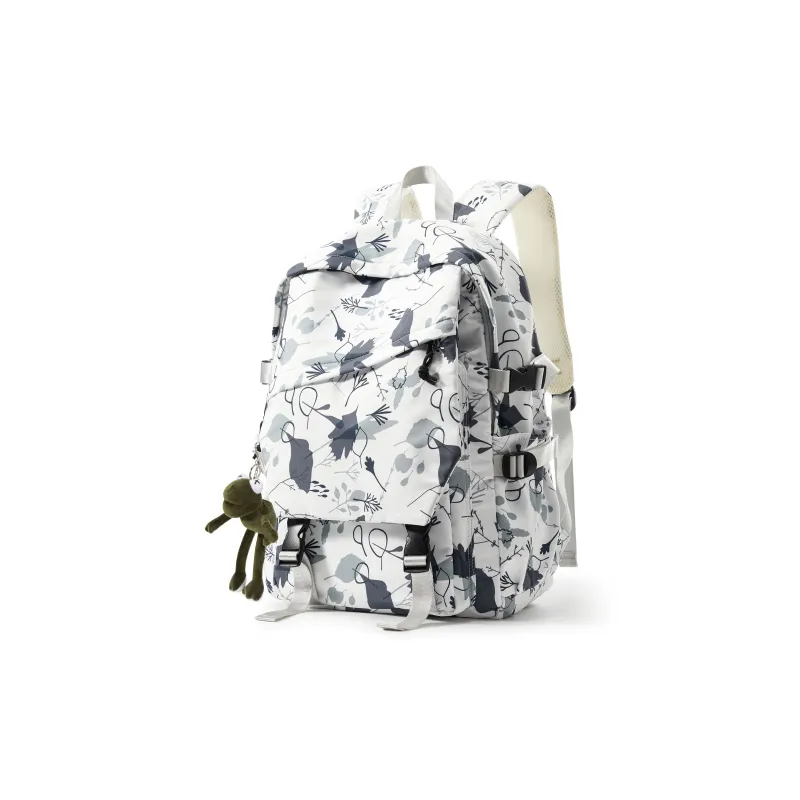 LANDCASE Fabric Backpack Laptop Backpack Unisex Multicolor-128