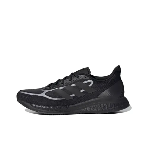 Adidas Supernova+ Running Shoes Men Low-Top Obsidian Black